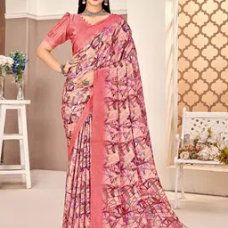 KALINI Poly Crepe Sungudi Saree-picture-36
