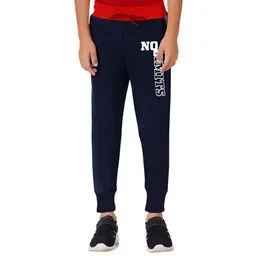 GCYX Boys Navy Blue Solid Track Pants-picture-8