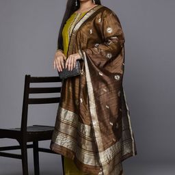 Anouk Women Embroidered Regular Sequinned Kurta with Palazzos & With Dupatta-image-35