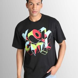 Bene Kleed Men Typography Printed Applique T-shirt-picture-29