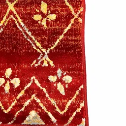 Sapana Carpet-Mats Maroon & Beige Abstract Printed Floor Runner image 4