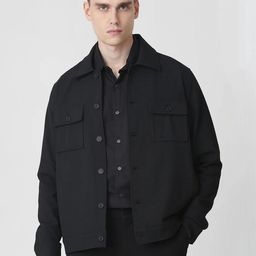 Mufti Spread Collar Open Front Jacket-picture-46