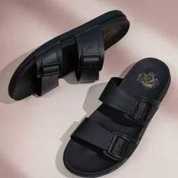 ATESBER by Inc.5 Men Buckled Leather Comfort Sandals-image-70