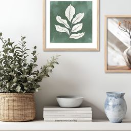 Kotart Brown & Green Set of 2 Piece Wood Wall Paintings-picture-9