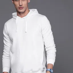 The Roadster Lifestyle Co. Men Hooded Ribbed Pullover Sweatshirt-image-107