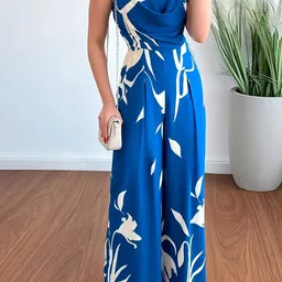 LULU & SKY Printed Basic Jumpsuit-32