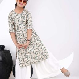 DMP FASHION Floral Print Cotton Top-36