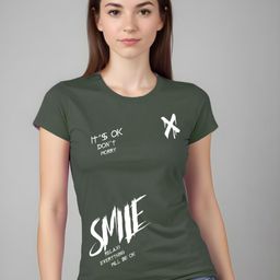 SMARTEES Typography Printed Extended Sleeves Slim Fit T-shirt-image-12