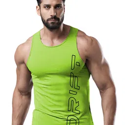 3Colors Printed Dri-Fit Gym Vest VEST-NCUT-DRIFT-GREEN_M-image-78