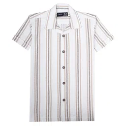 CAVIO Boys Comfort Horizontal Stripes Opaque Striped Casual Shirt-picture-51