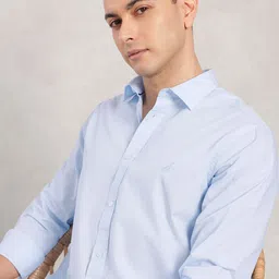 Nautica Striped Pure Cotton Casual Shirt-picture-0
