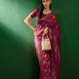 Suha Woven Design Zari Art Silk Banarasi Saree-image-101
