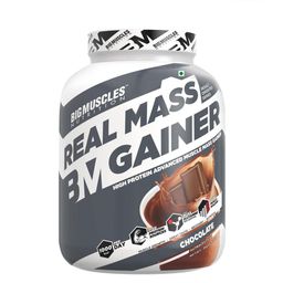 Bigmuscles Nutrition Real Mass Gainer - 1 Kg - Malai Kulfi-53