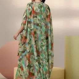 Libas Printed Top, Shrug With Palazzo Co-Ords image 4