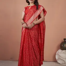 Anouk Rustic Bagh Silk Blend Bagh Saree-image-71