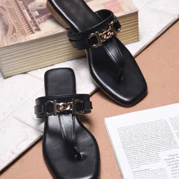 Try Me Women Solid Ethnic Open Toe Flats-39