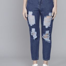 M MODDY Women Jean Straight Fit High-Rise Stretchable Jeans-image-41
