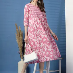 Ramas Women Floral Printed Sequinned Kurta-picture-25