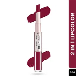 Seven Seas Lip Duo 2 In 1 Lipstick- 7g - 204-34