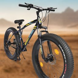 URBAN TERRAIN Rogue Cycle 26T Mountain Bike With Steel Frame, 21 Speed Shimano Gear-Blue-image-97