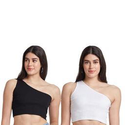 PINOVO One Shoulder Cotton Crop Top-image-100