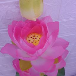 Nutts Pink 2 Pieces Lotus Artificial Flower-46