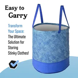 Kuber Industries Blue 3 Pieces Printed Reusable Multi-Utility Organisers image 5