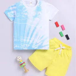 LITTLE NINJA Boys Printed T-shirt with Shorts-image-97