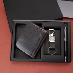 SAZARA Men Accessory Gift Set of Wallet, Pen & Keychain-picture-43