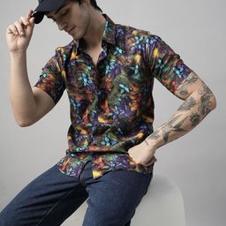 TRYBUY.IN Men Standard Opaque Printed Casual Shirt-image-88