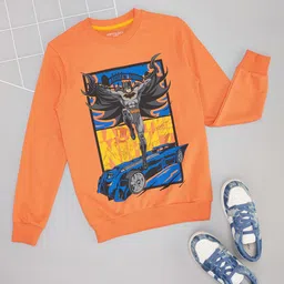 Pantaloons Junior Boys Graphic Printed Pullover Sweatshirt-image-79