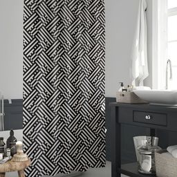 ArtzFolio Single Piece Waterproof Polyester Shower Curtain-image-83