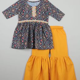 SHAHUDI DESIGNER Girls Printed Palazzos-image-13