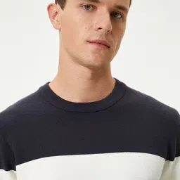 Koton Men Colourblocked Pullover-image-54