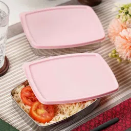 ceradeco 400 ml Pink Stainless Steel Lunch Box-picture-19