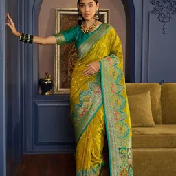 Sangria Woven Pure Silk Design Banarasi Saree-picture-42