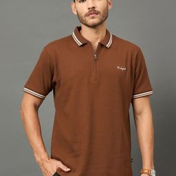 Club York Men Polo Collar Short Sleeves T-shirt-image-94