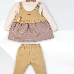 KIKO Girls Checked Top with Pyjamas-image-75