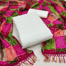 Rangtulika Ethnics Embroidered Unstitched Dress Material-picture-11