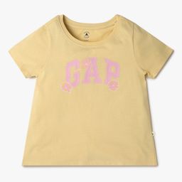 GAP Girls Floral & Brand Logo Print Pure Cotton T-shirt-image-73