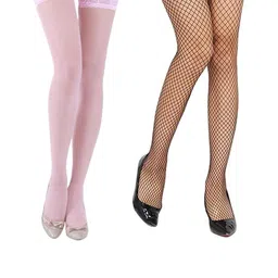 NESKA MODA Women Pink Stockings-image-51