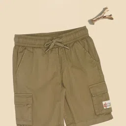 Pantaloons Junior Boys Mid-Rise Cargo Shorts-picture-4