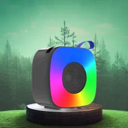 GUGGU Sonic (PORTABLE DESKTOP SPEAKER) Deep Bass Sound with Dynamic LED LightW436 10 W Bluetooth Laptop/Desktop Speaker-picture-2