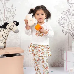THE BABY TRUNK Girls Printed Sleepsuit-image-15