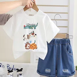 INCLUD Boys Printed T-shirt with Shorts-image-29