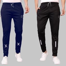 Moda Rapido Men Pack Of 2 Mid-Rise Joggers-image-20