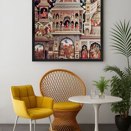 999Store Black & Orange 1 Piece Canvas Other Wall Paintings-image-69