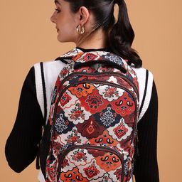 Lookout fashion Women Geometric Printerd Backpack-18