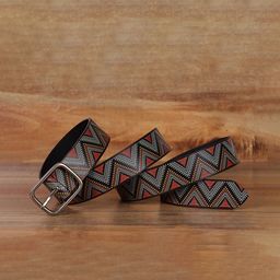 Celtic Unisex Leather Printed Belt-image-17