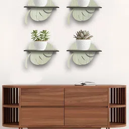 OLIVE TREE Black & Cream 4 Pieces Planter Stands-image-63